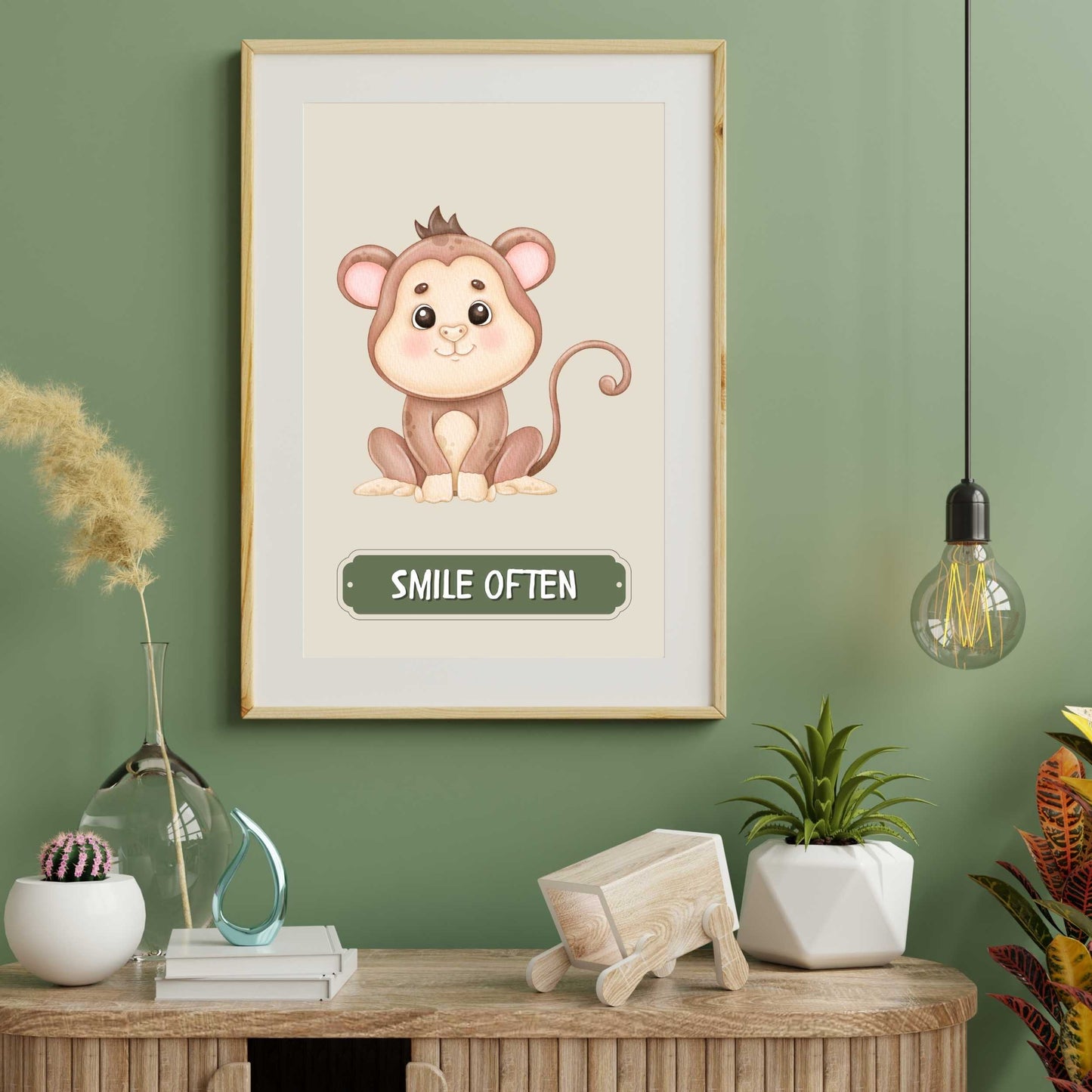 Smile Often Monkey Poster | S01