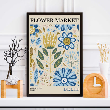 Delhi Flower Market Poster | S01