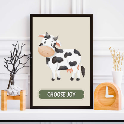 Choose Joy Cow Poster | S01