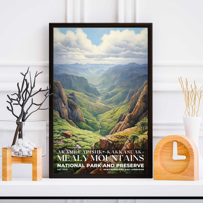 Akami-Uapishk-KakKasuak-Mealy Mountains National Park Poster | S02