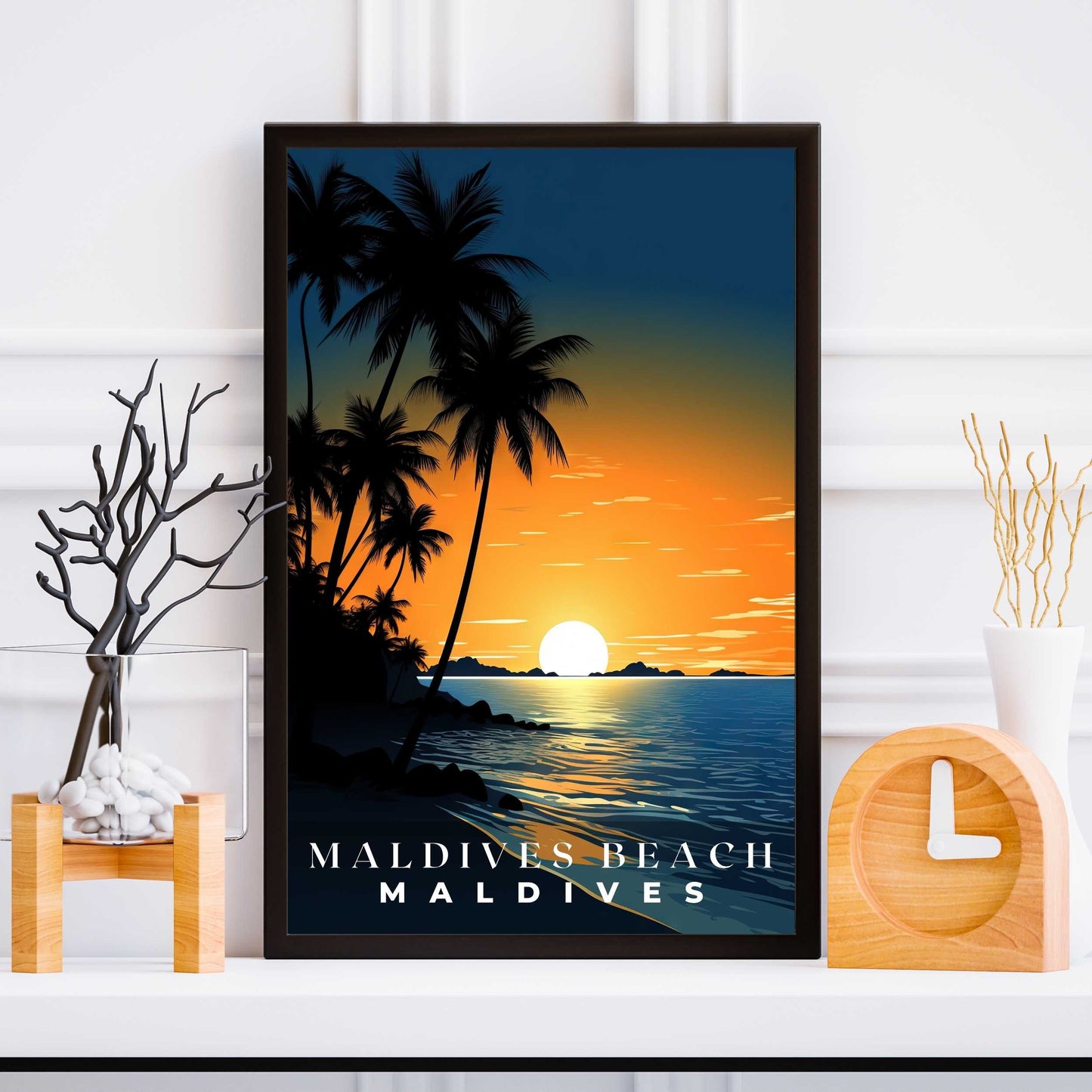 Maldives Beach Poster | S01