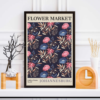 Johannesburg Flower Market Poster | S02