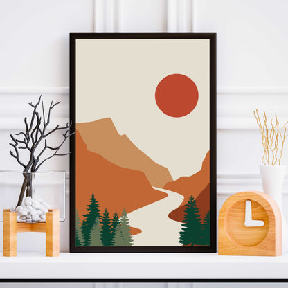 Boho Landscape Poster #01 | S01