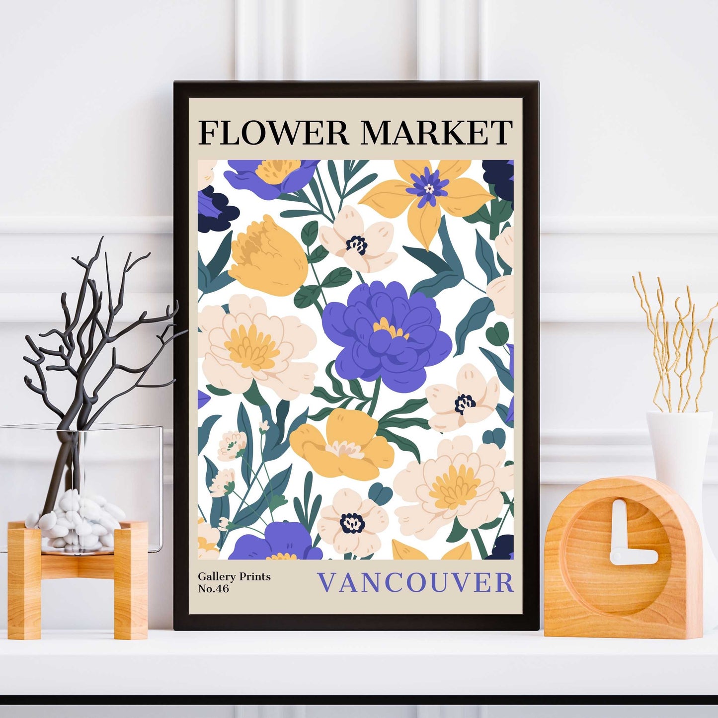 Vancouver Flower Market Poster | S02