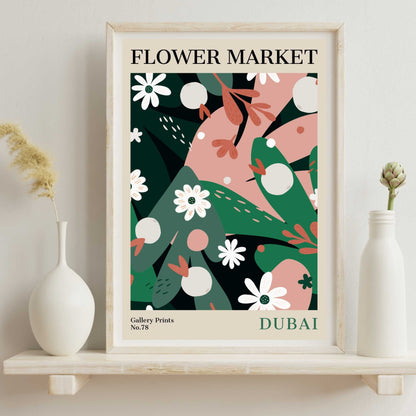 Dubai Flower Market Poster | S02