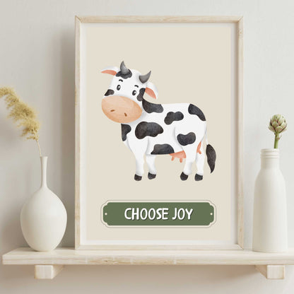 Choose Joy Cow Poster | S01