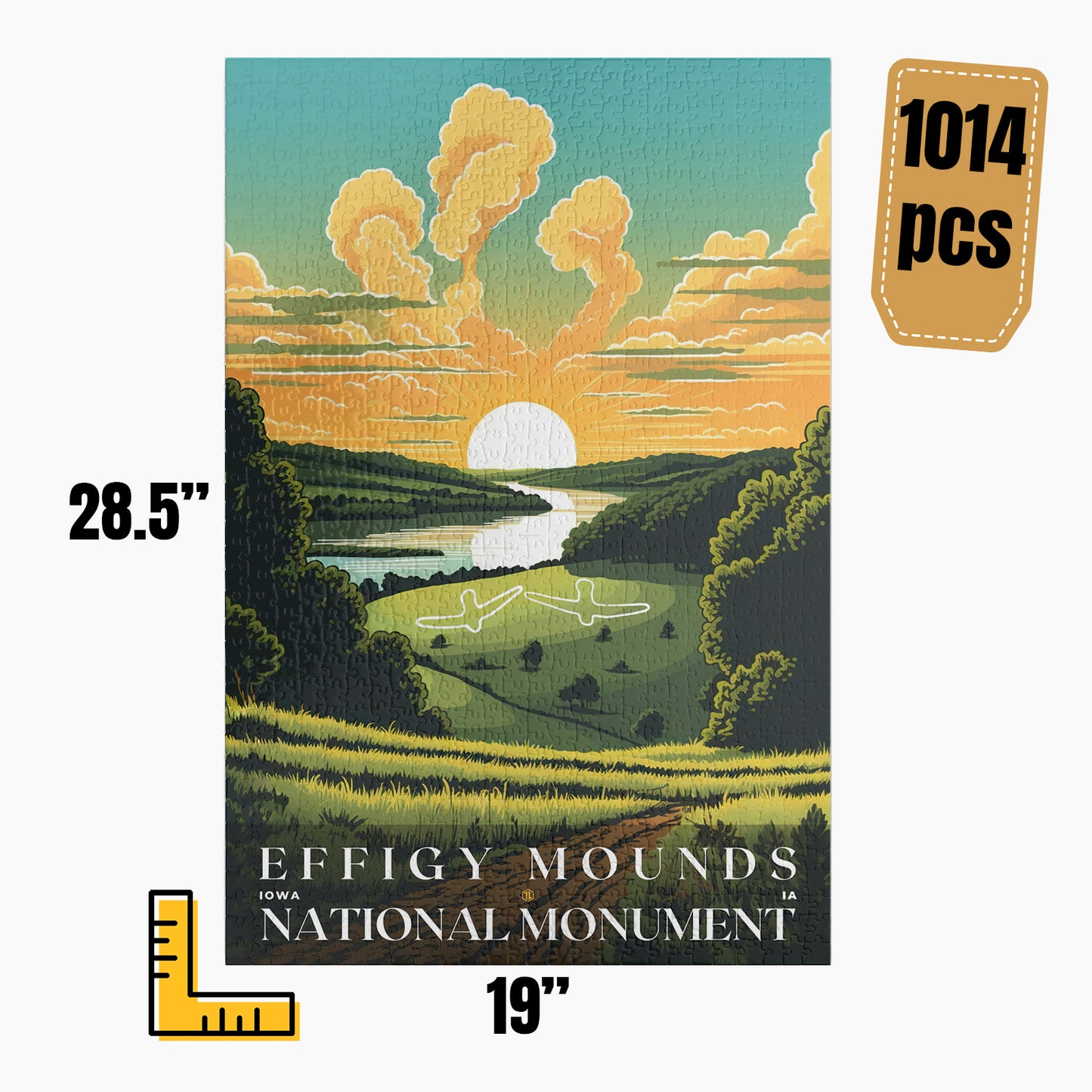 Effigy Mounds National Monument Puzzle | US Travel | S01