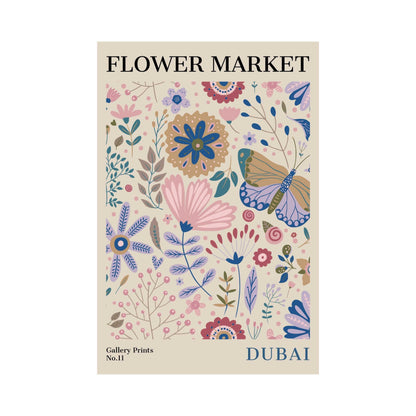 Dubai Flower Market Poster | S01