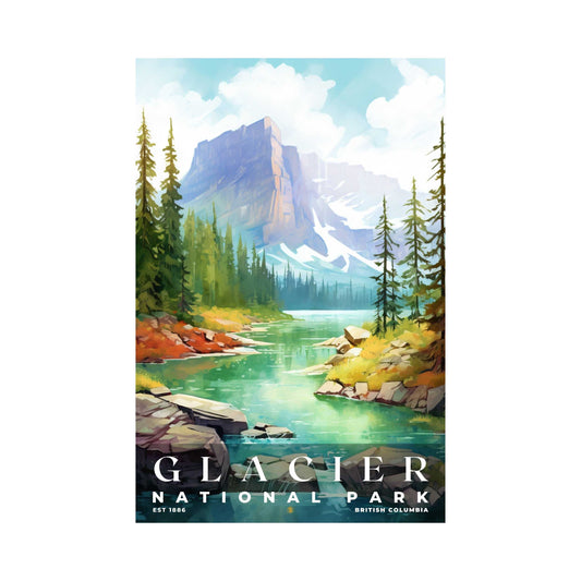 Canada Glacier National Park Poster | S08