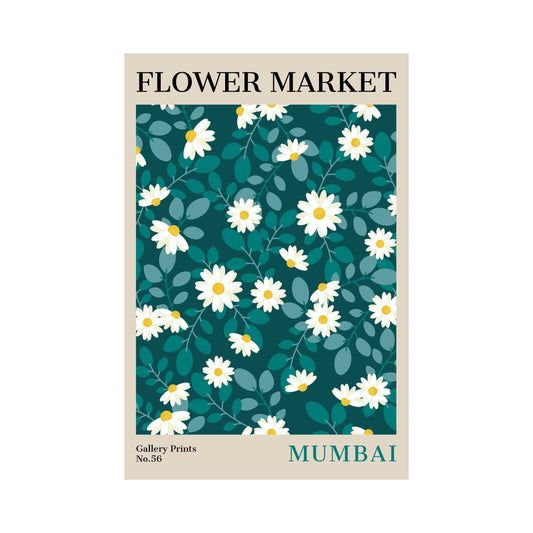 Mumbai Flower Market Poster | S02