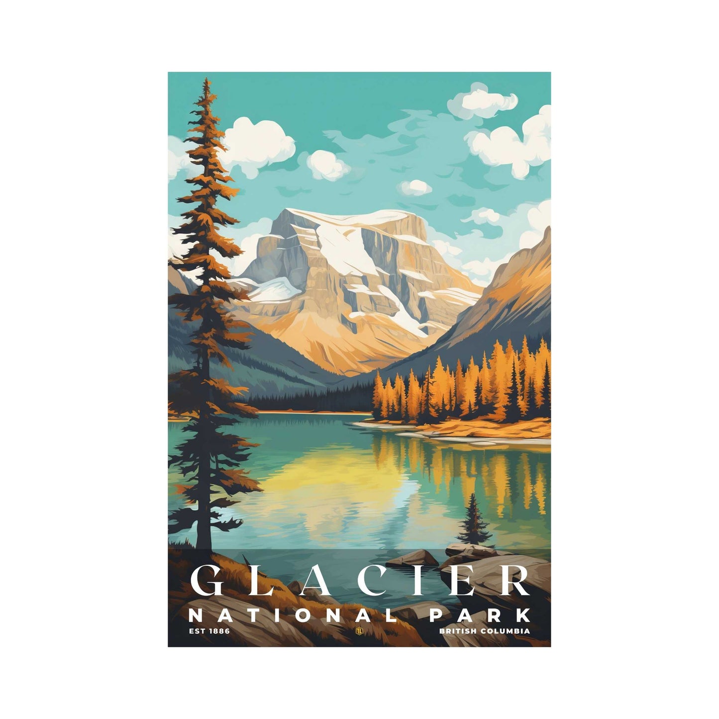 Canada Glacier National Park Poster | S06