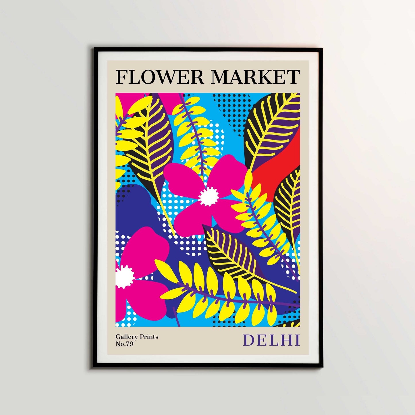 Delhi Flower Market Poster | S02