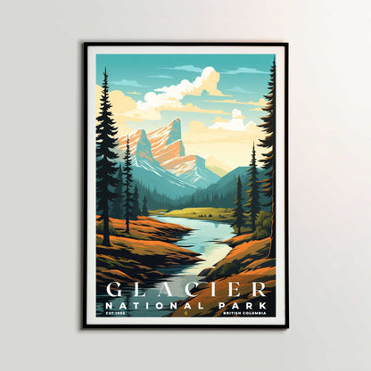 Canada Glacier National Park Poster | S05