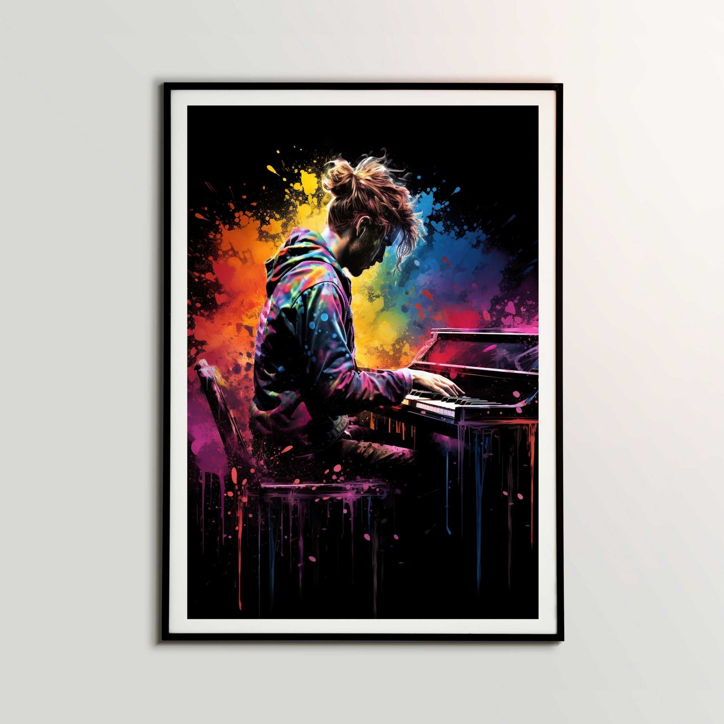 Male Pianist Poster | S01