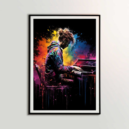 Male Pianist Poster | S01