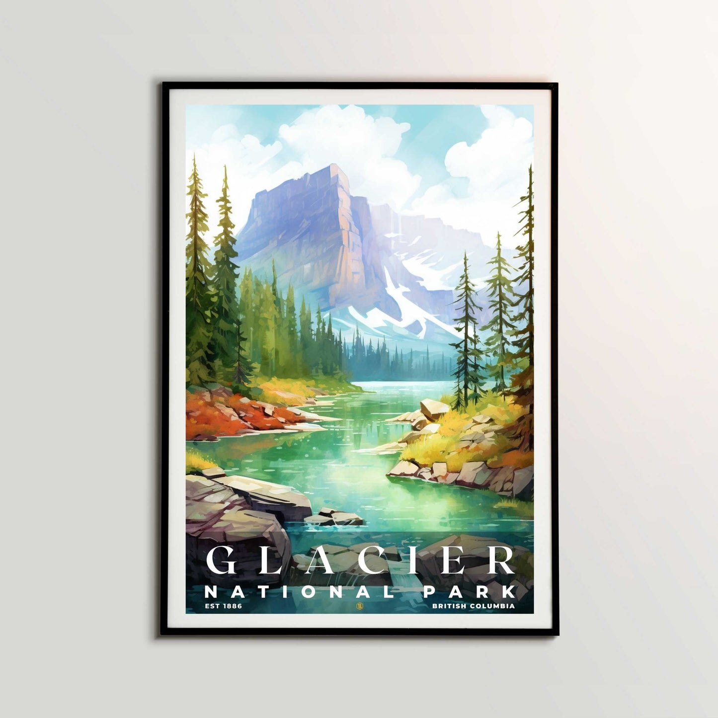 Canada Glacier National Park Poster | S08