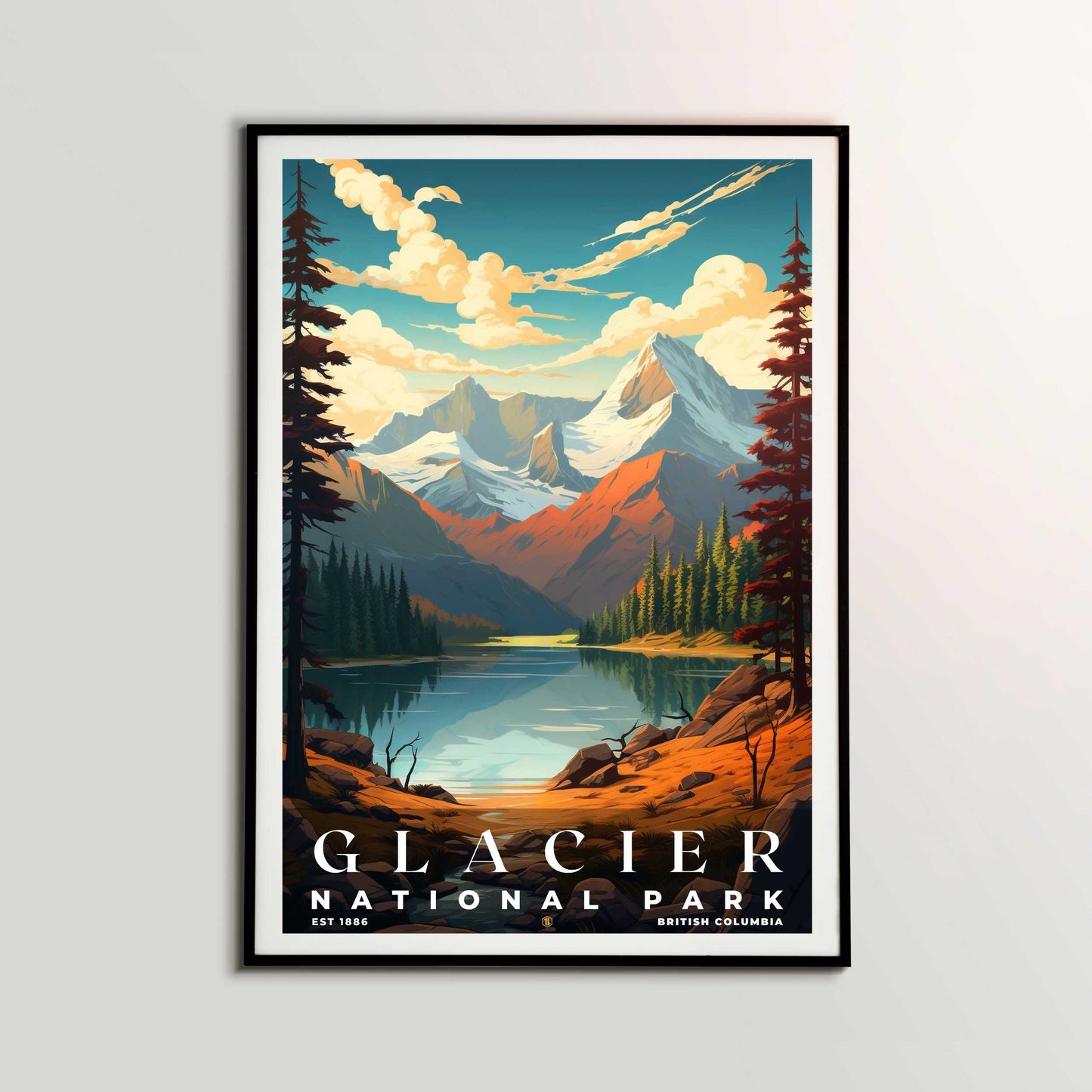 Canada Glacier National Park Poster | S07