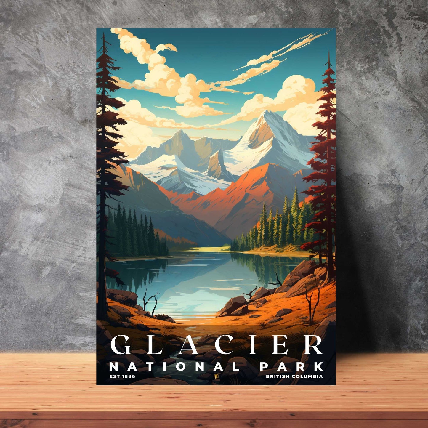 Canada Glacier National Park Poster | S07