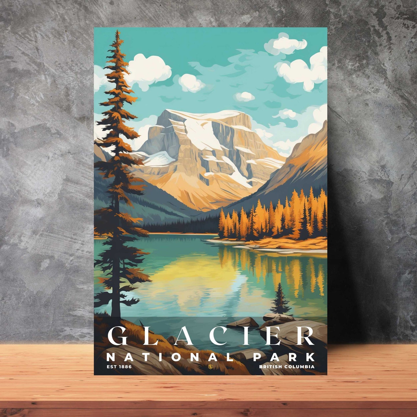 Canada Glacier National Park Poster | S06