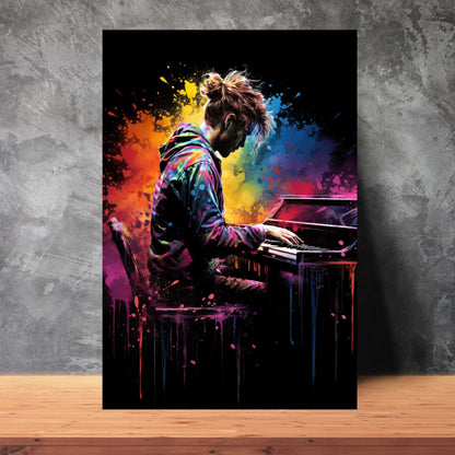 Male Pianist Poster | S01