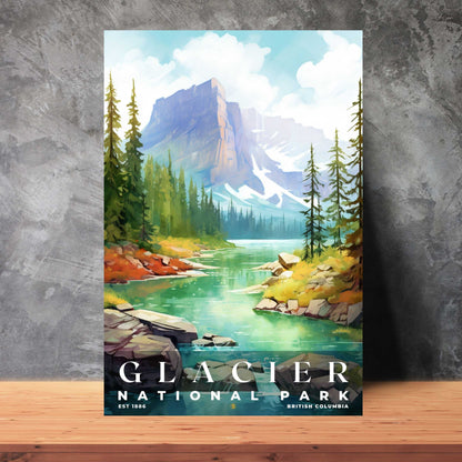 Canada Glacier National Park Poster | S08