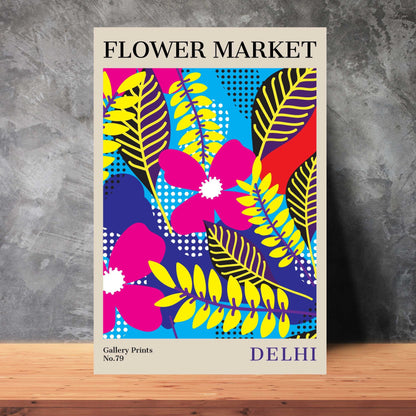 Delhi Flower Market Poster | S02