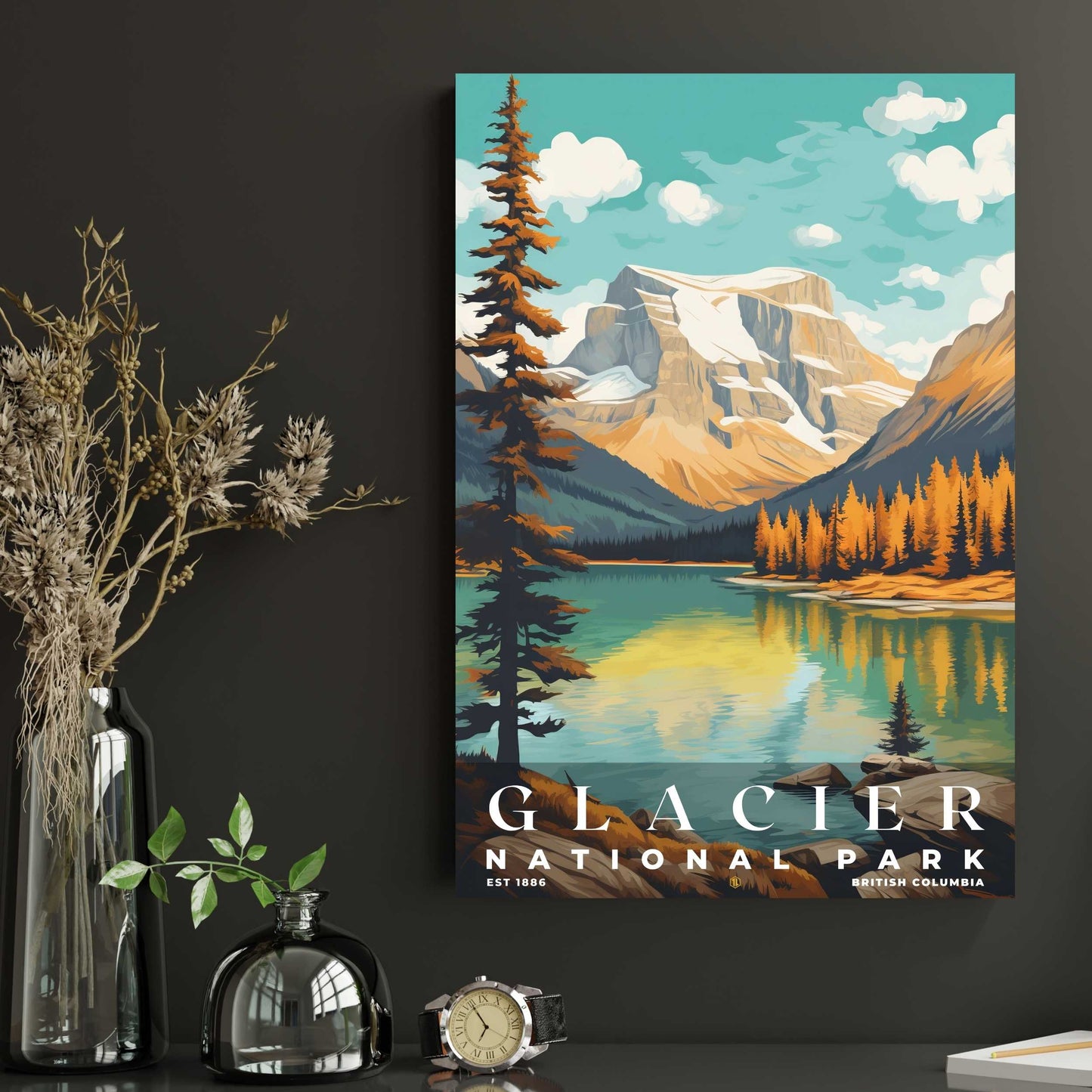 Canada Glacier National Park Poster | S06