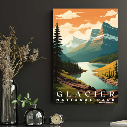 Canada Glacier National Park Poster | S03