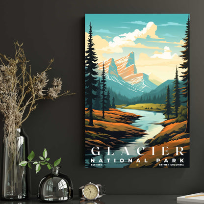 Canada Glacier National Park Poster | S05