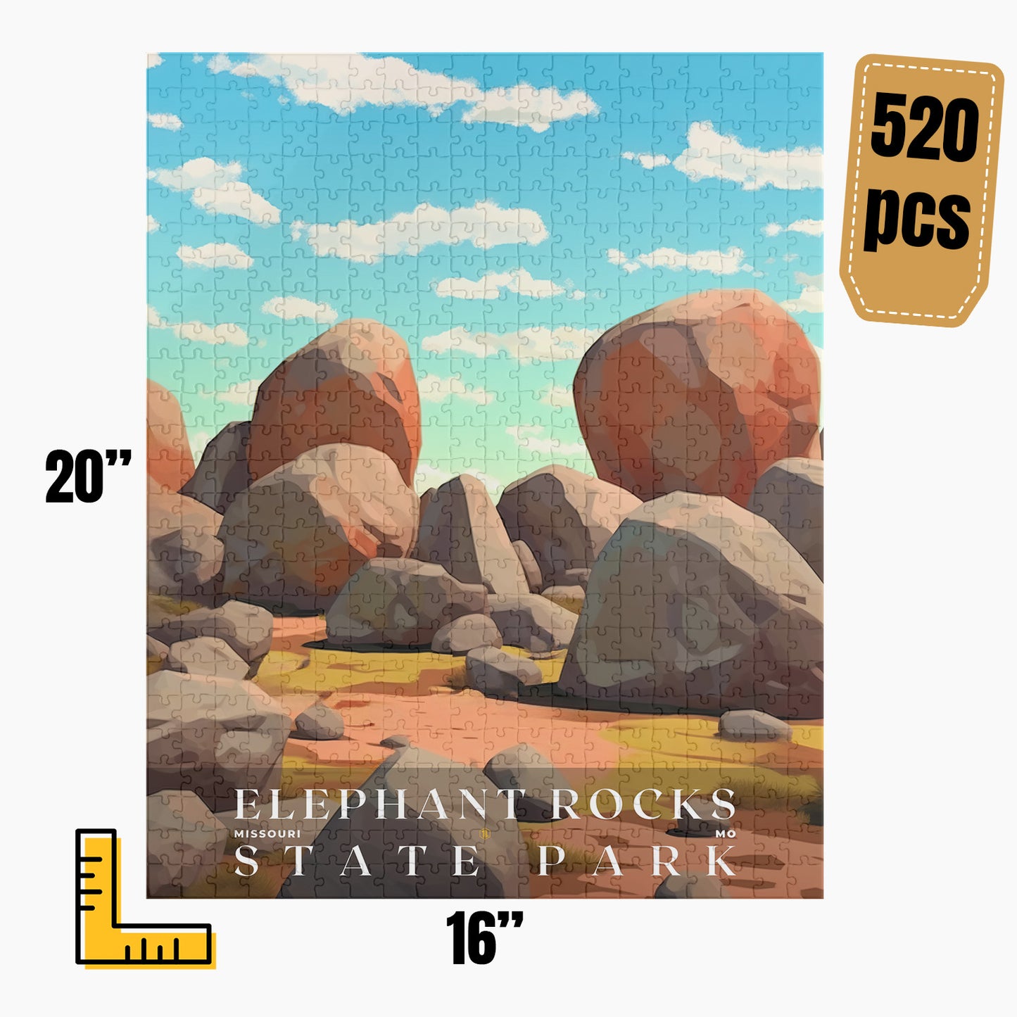 Elephant Rocks State Park Puzzle | US Travel | S01