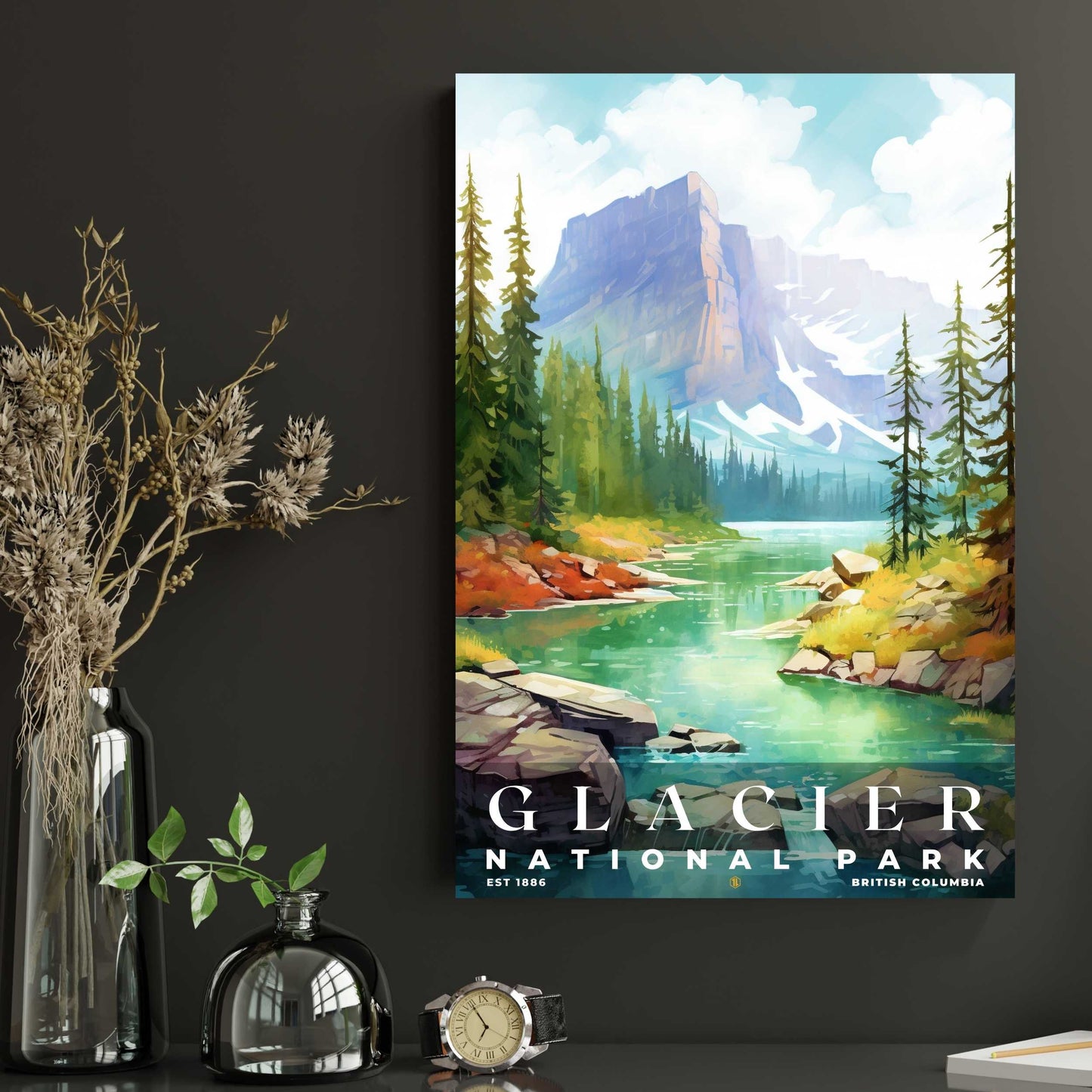 Canada Glacier National Park Poster | S08