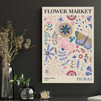 Dubai Flower Market Poster | S01