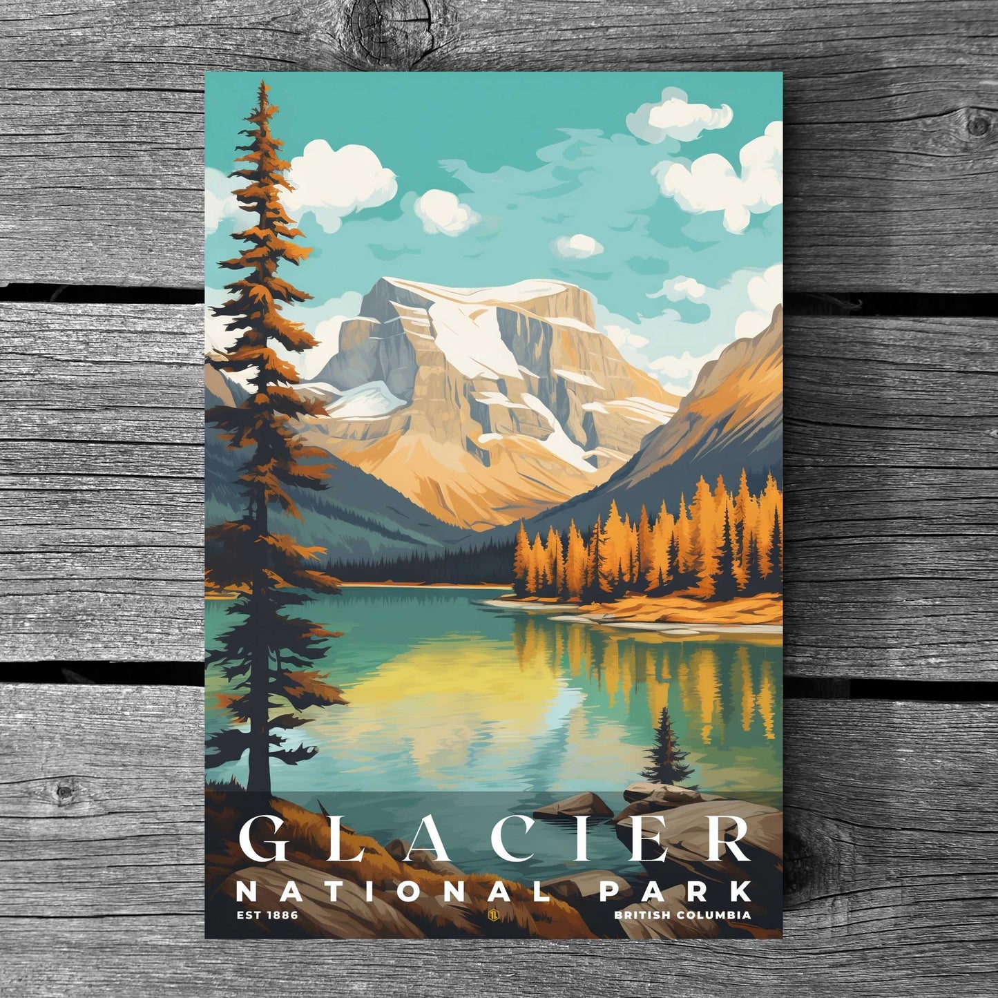 Canada Glacier National Park Poster | S06