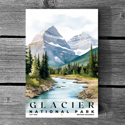 Canada Glacier National Park Poster | S04