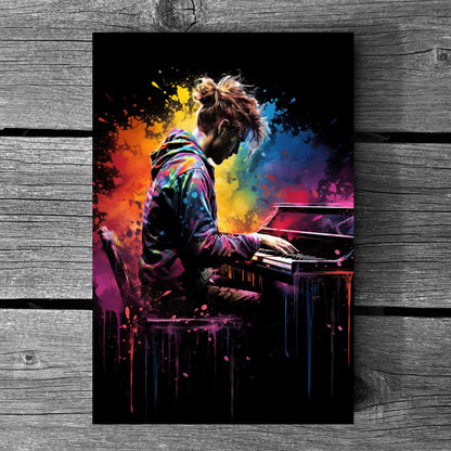 Male Pianist Poster | S01