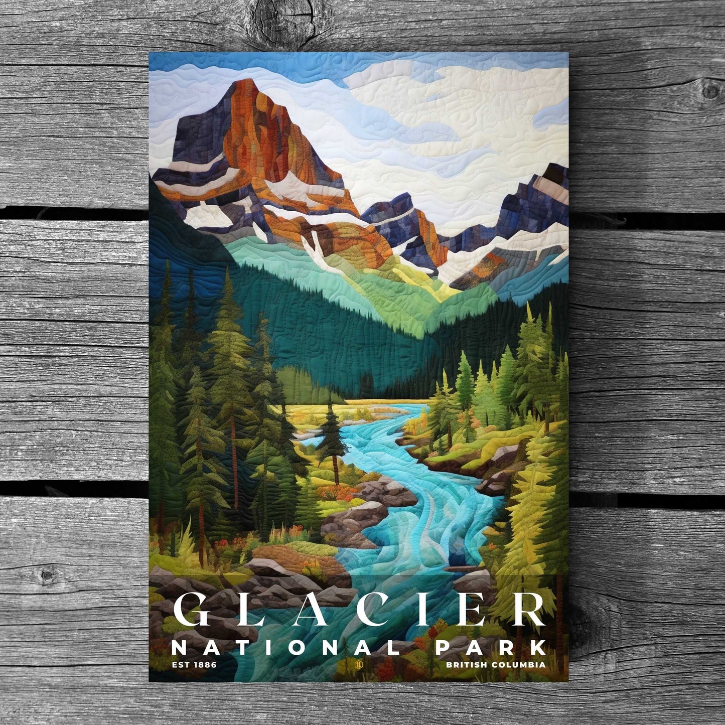 Canada Glacier National Park Poster | S09