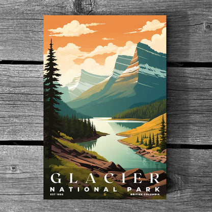 Canada Glacier National Park Poster | S03