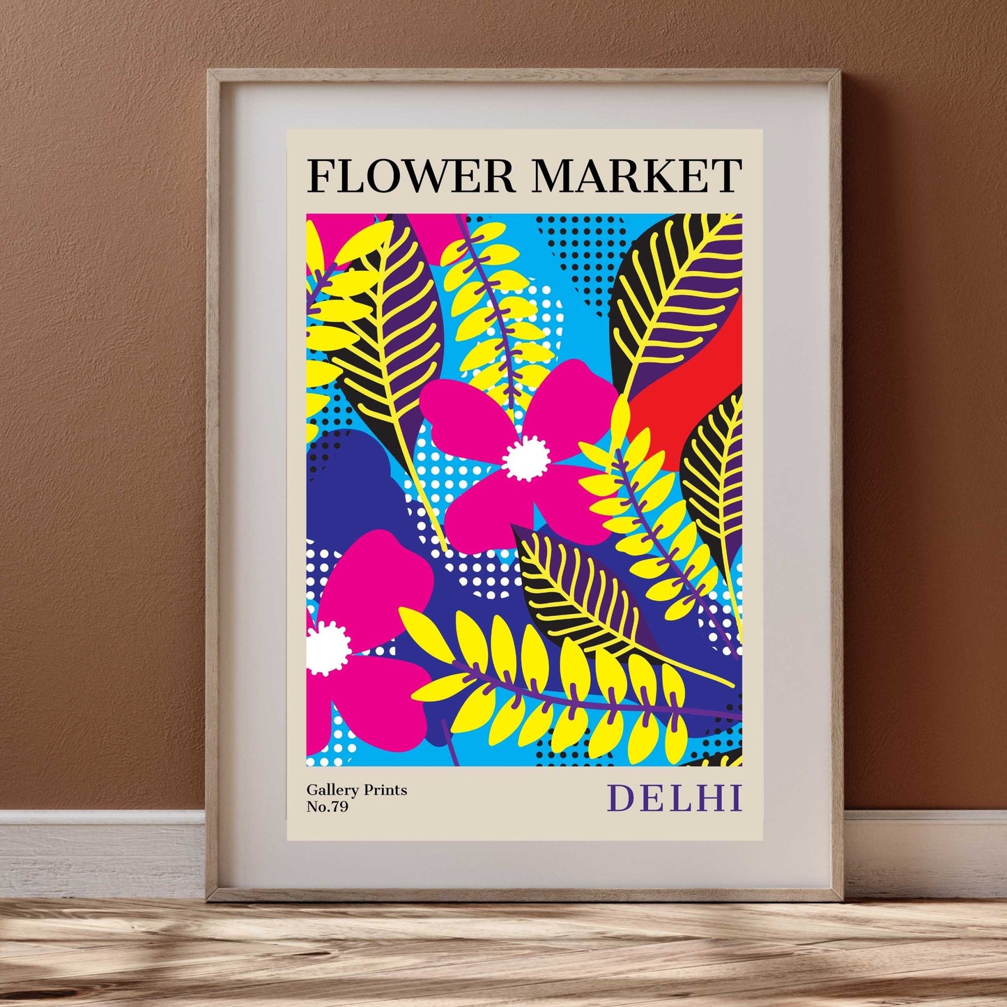 Delhi Flower Market Poster | S02