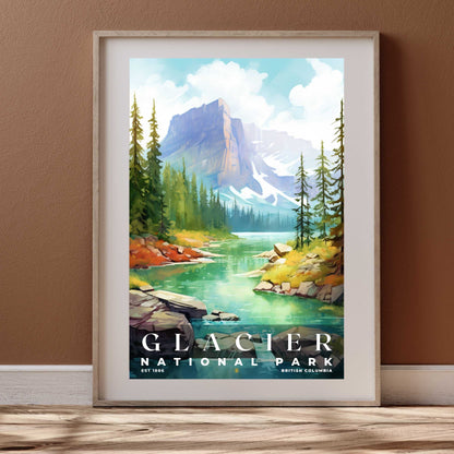 Canada Glacier National Park Poster | S08