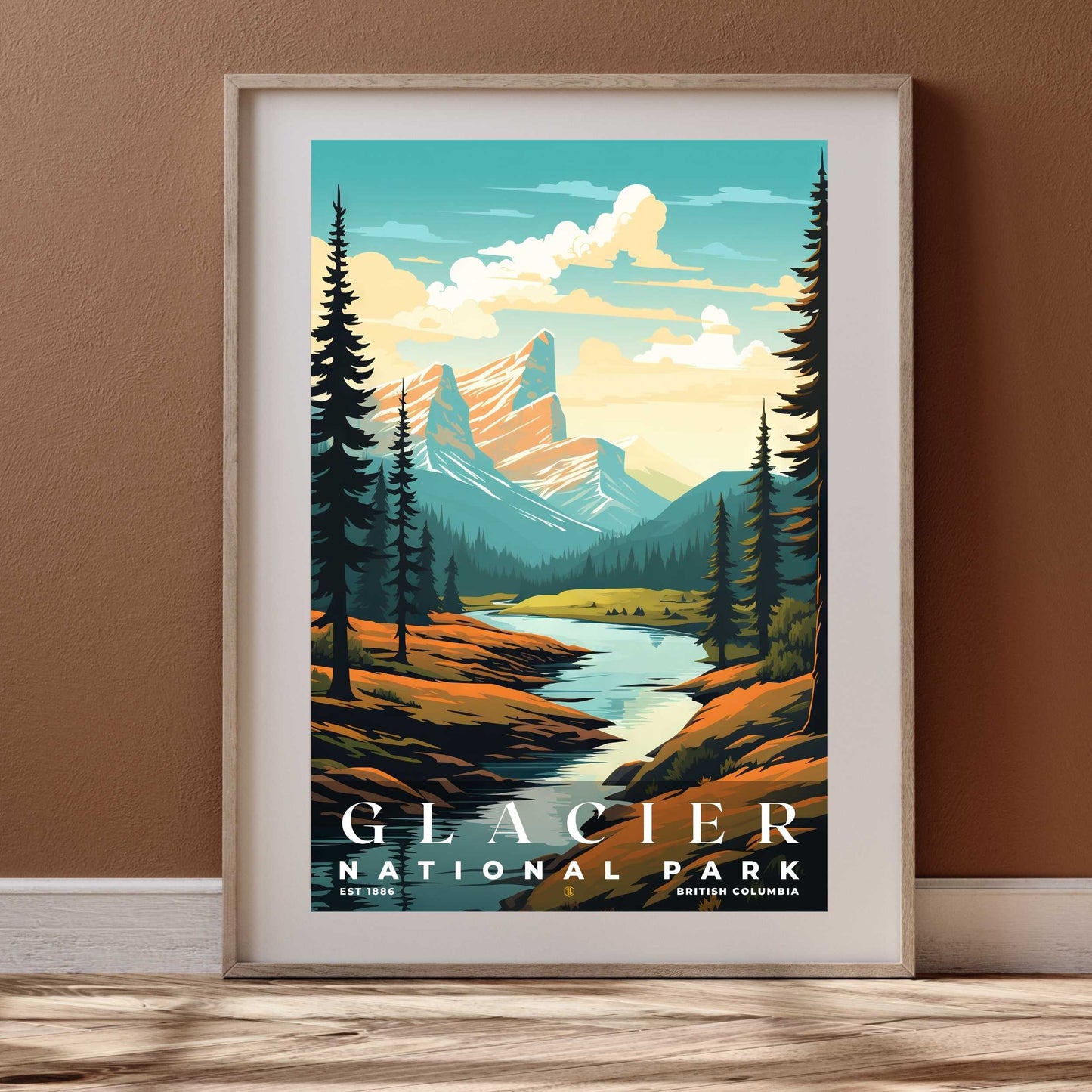 Canada Glacier National Park Poster | S05