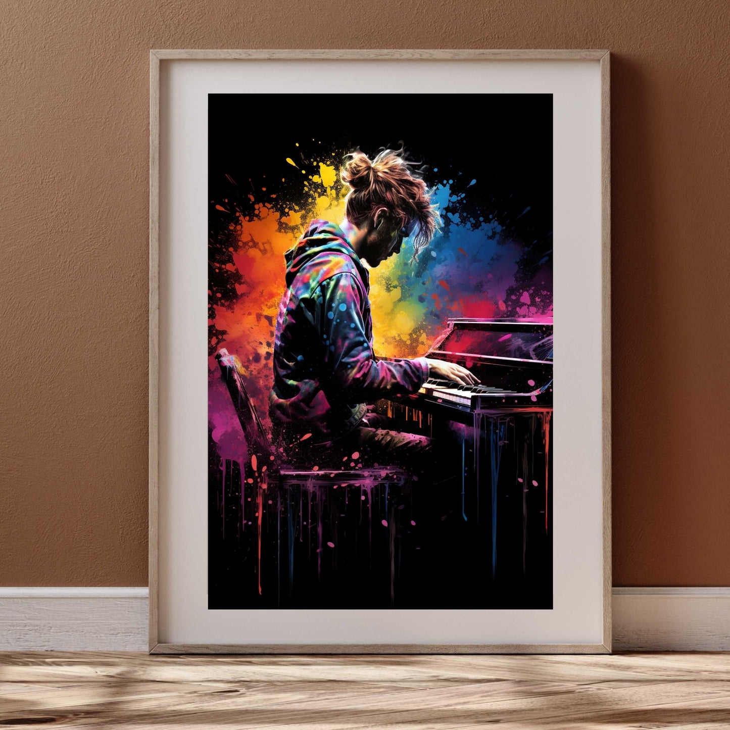 Male Pianist Poster | S01