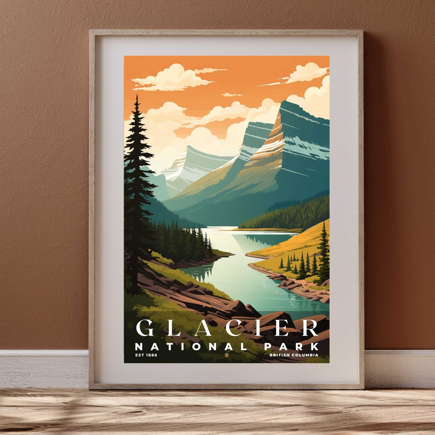 Canada Glacier National Park Poster | S03