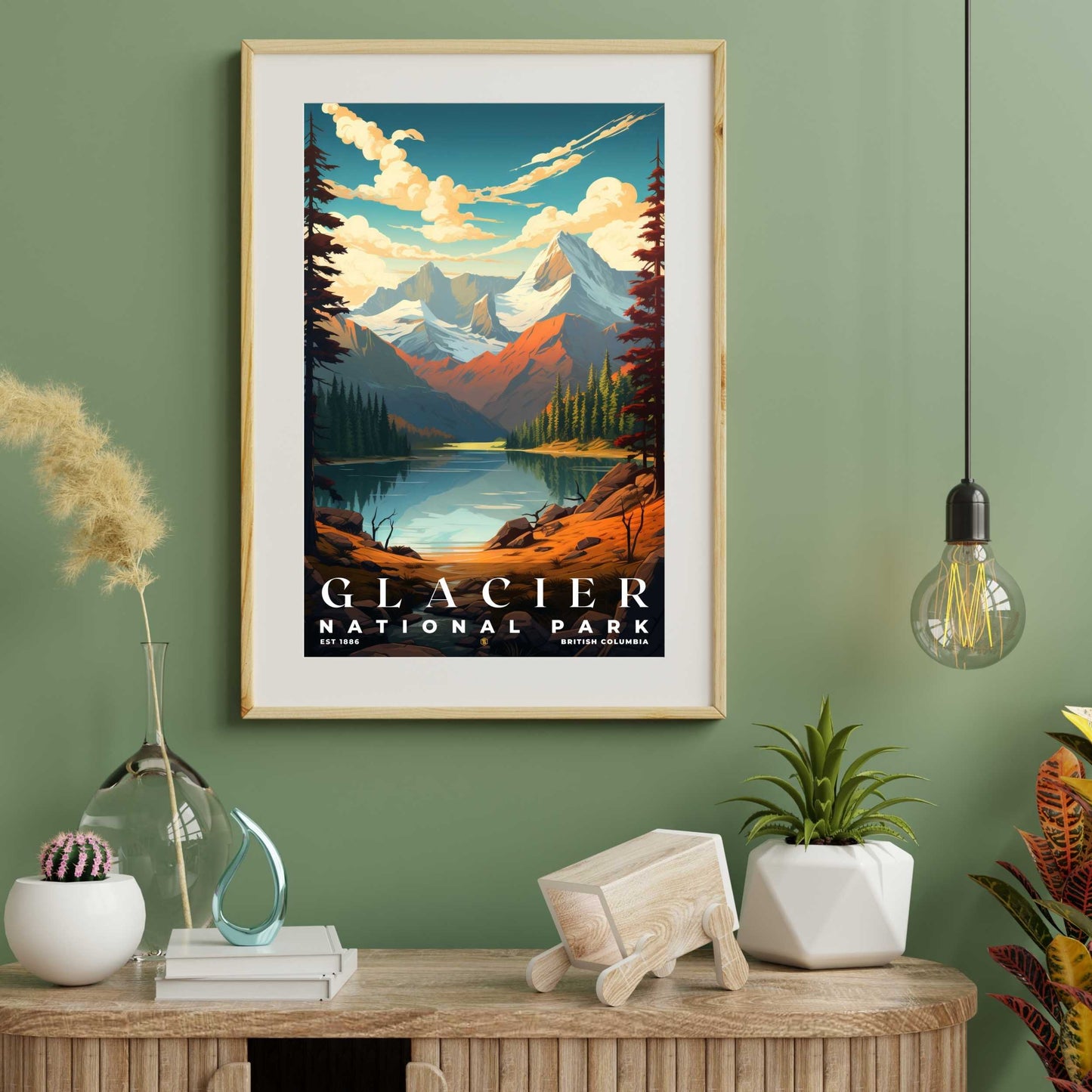 Canada Glacier National Park Poster | S07