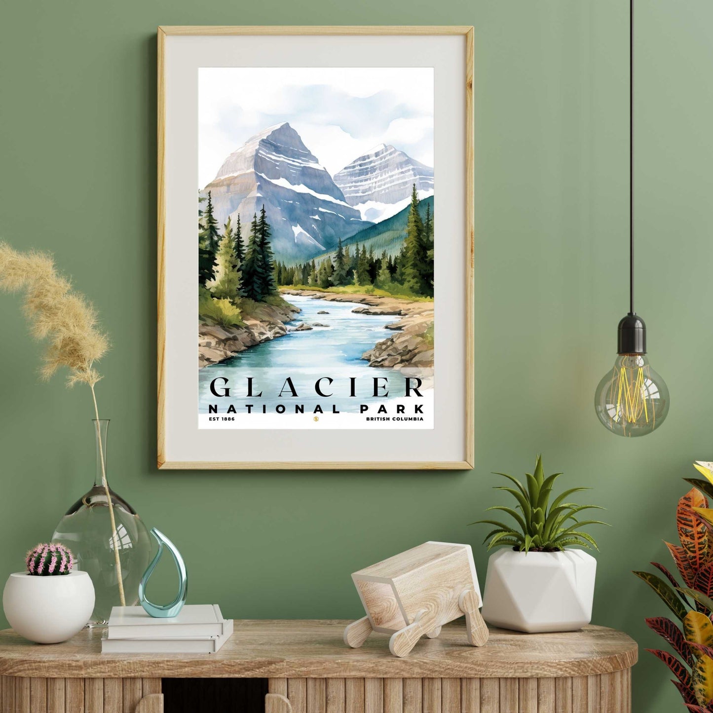 Canada Glacier National Park Poster | S04