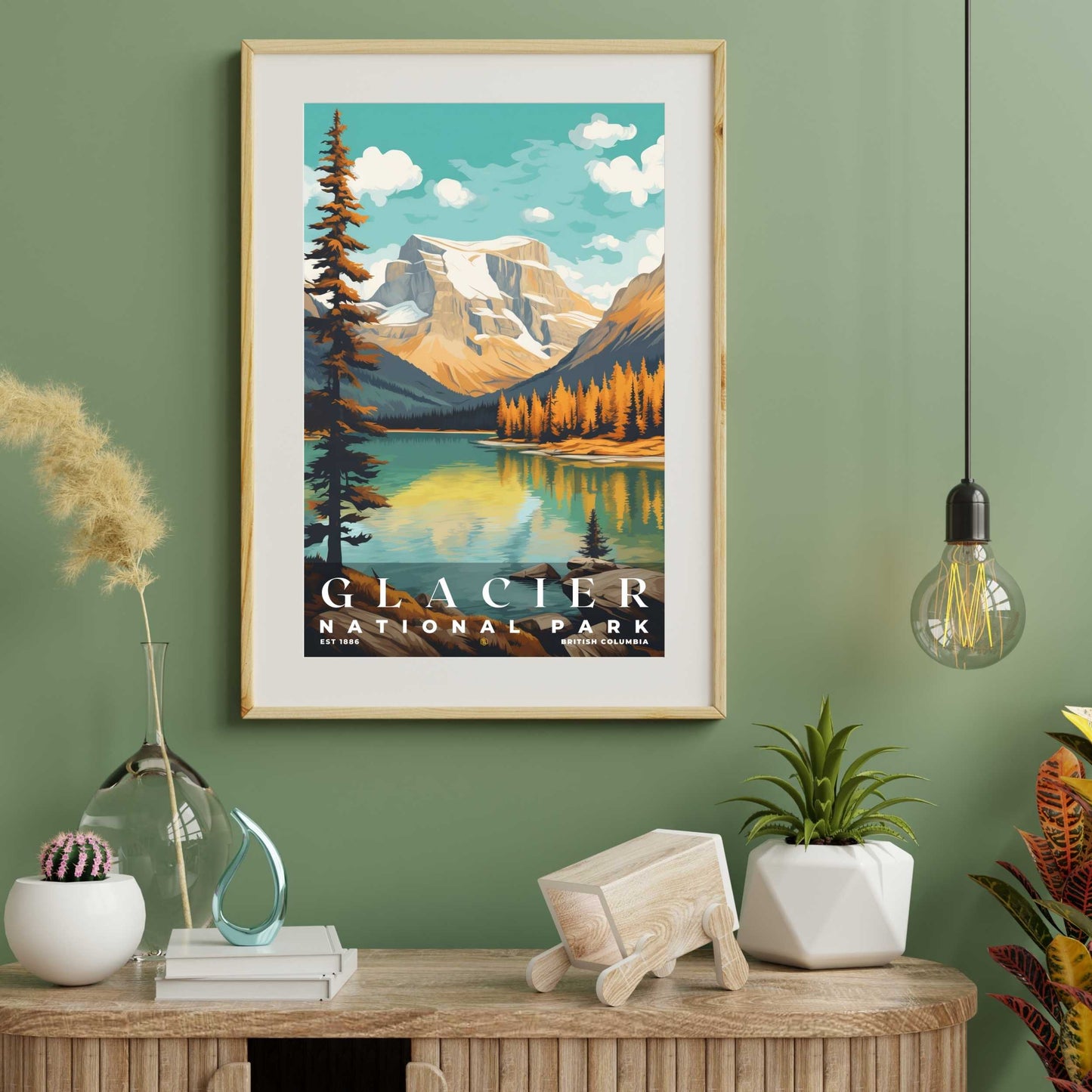 Canada Glacier National Park Poster | S06