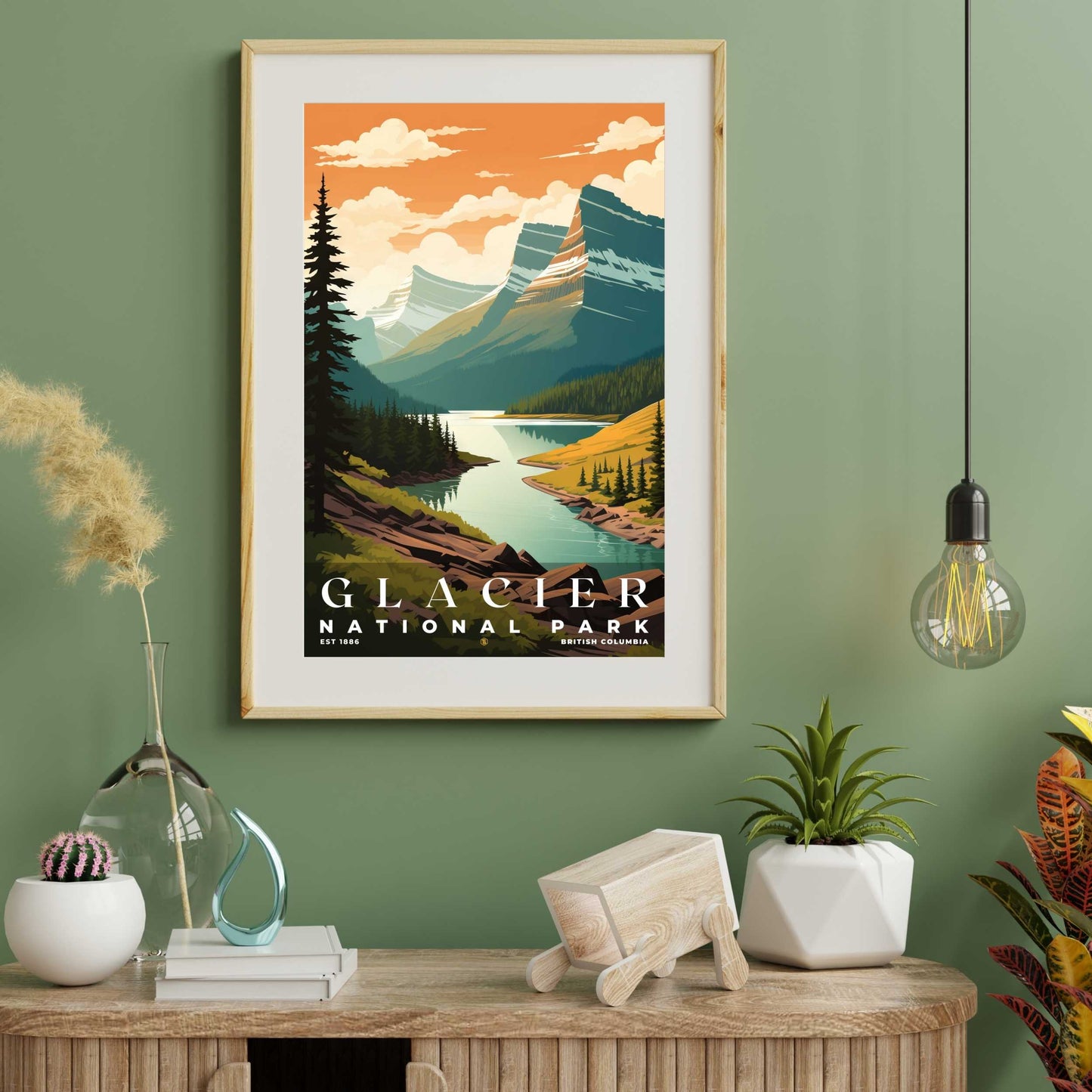 Canada Glacier National Park Poster | S03