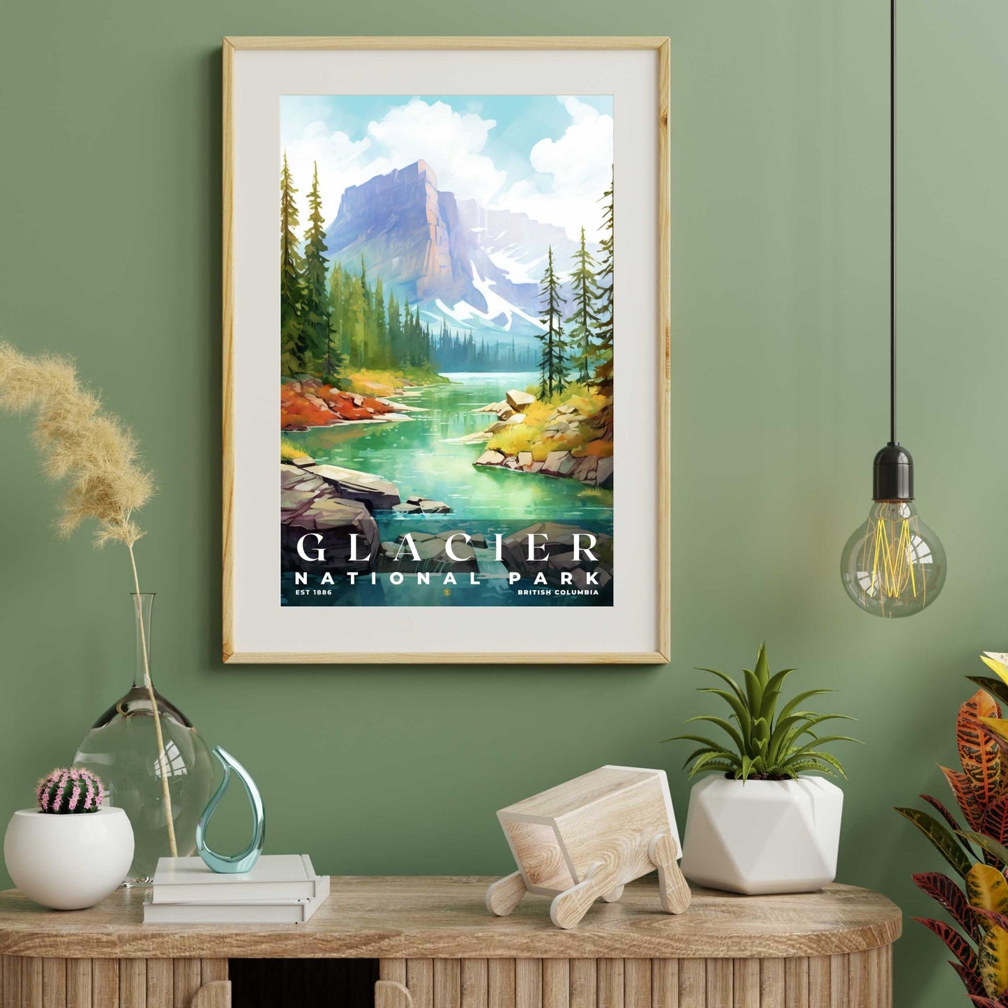 Canada Glacier National Park Poster | S08