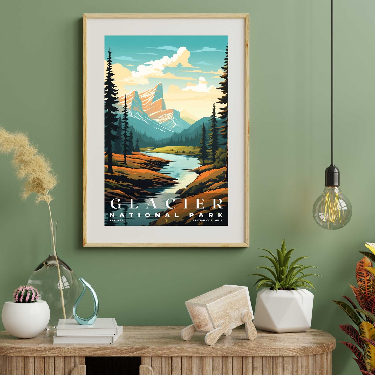 Canada Glacier National Park Poster | S05