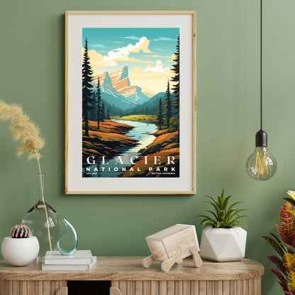 Canada Glacier National Park Poster | S05