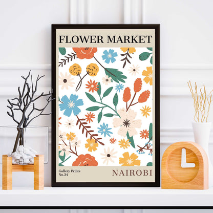 Nairobi Flower Market Poster | S01